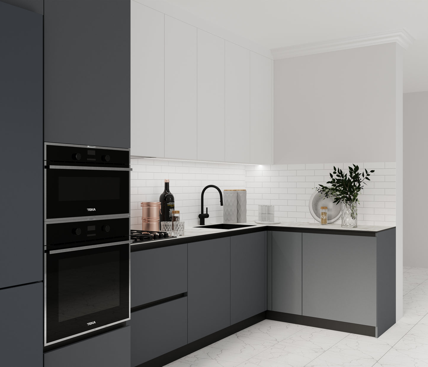 Bucătărie stil minimalist